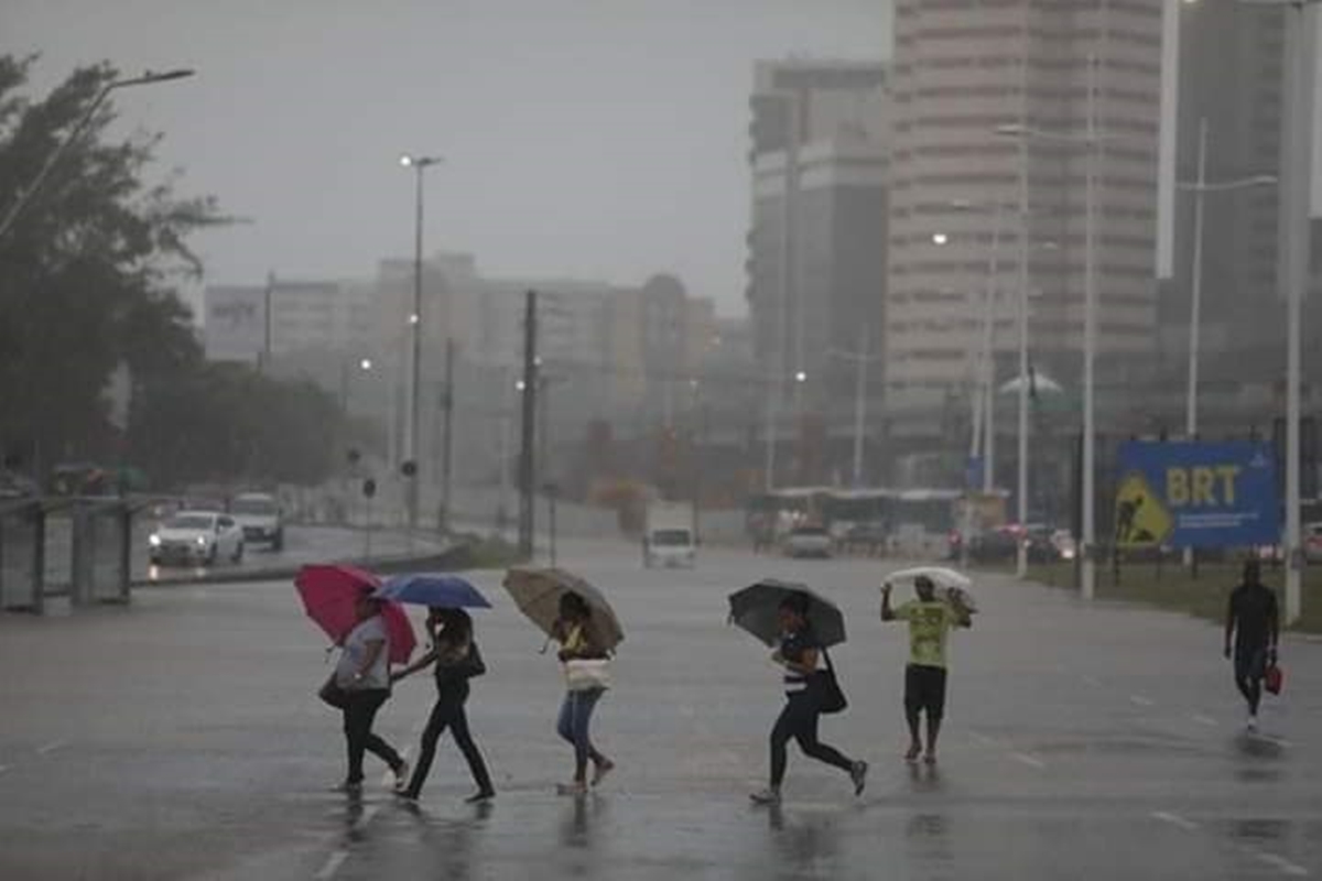 Chuva em Salvador. Foto: reprodução