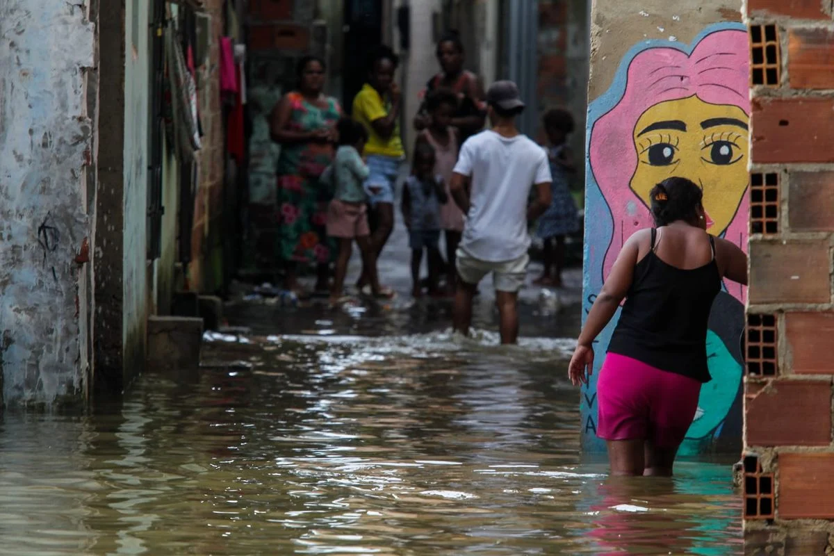 Salvador tem quinzena mais chuvosa dos últimos 30 anos. Foto: Arisson Marinho/CORREIO