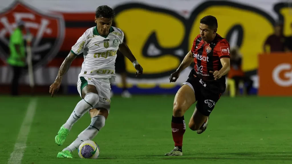 Vitória perde para o Palmeiras em estreia no Brasileirão. Foto: César Greco/Palmeiras