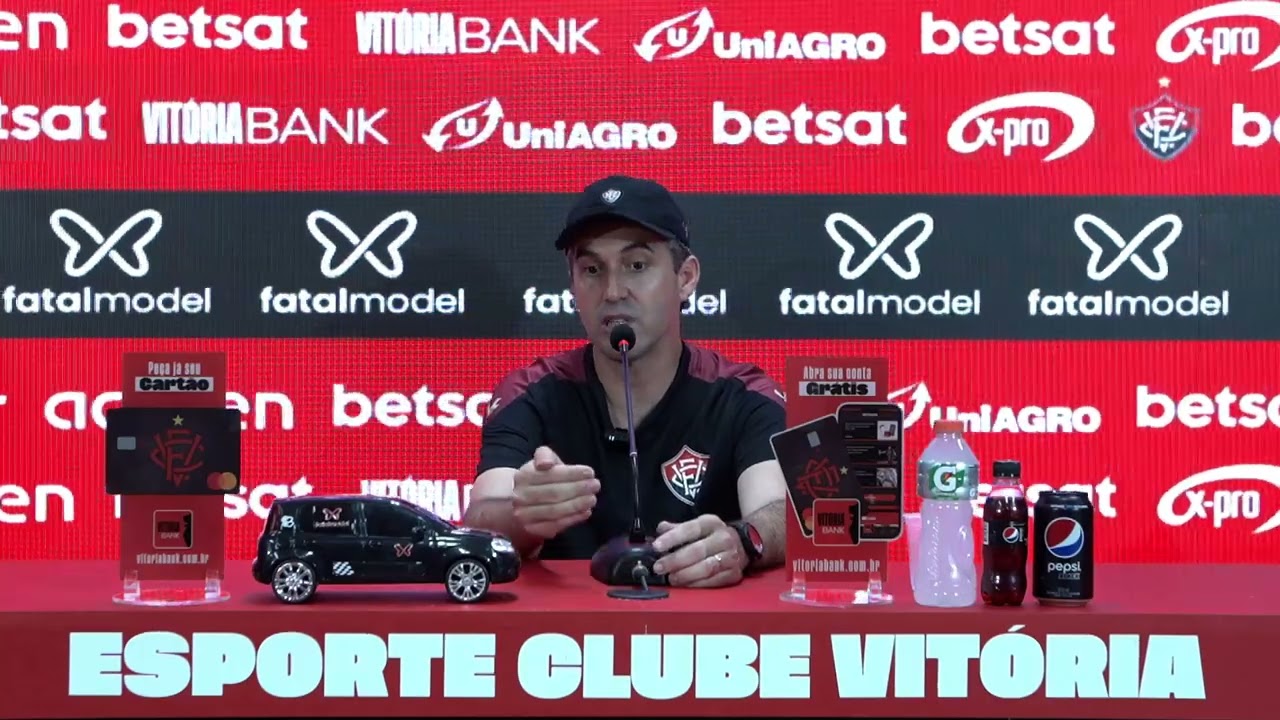 Léo Condé fala sobre empate do Vitória. Foto: EC Vitória