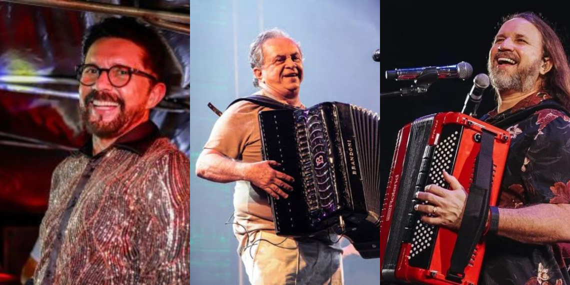 Adelmário Coelho, Dorgival Dantas e Flávio José unem-se em turnê nordestina